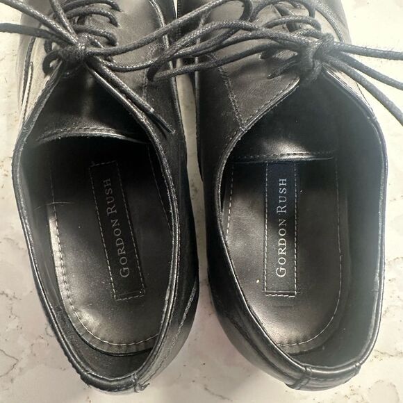 Gordon Rush Black Men’s Dress Shoes - Picture 3 of 7